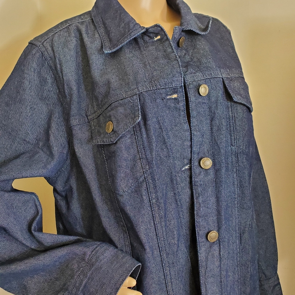 Jessica London Denim Jacket 100% Cotton - Picture 2 of 5